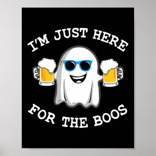 Funny Halloween T-Shirt bin ich gerade hier für Bo Poster