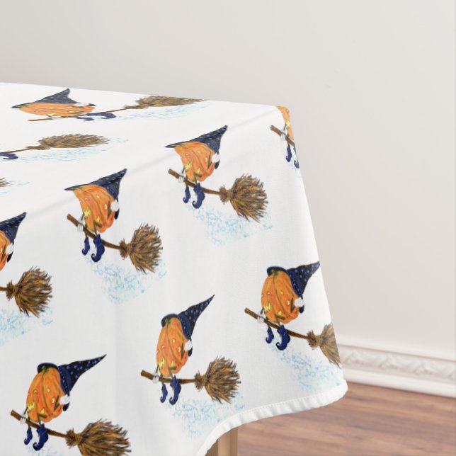 Funny Halloween Tablecloth Hexenkürbis Tischdecke (Beispiel)