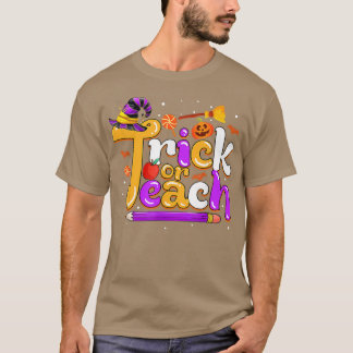 Funny Halloween Teach Prek Preschool Kindergarten  T-Shirt