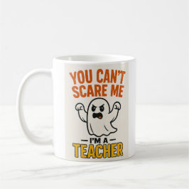 Funny Halloween Teacher Tasse mit Ghost
