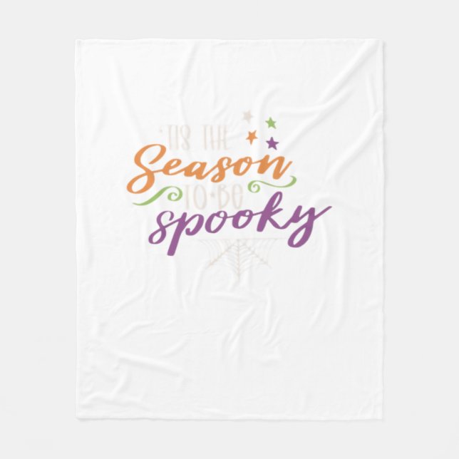 Funny Halloween - Tis The Season Fleecedecke (Vorderseite)