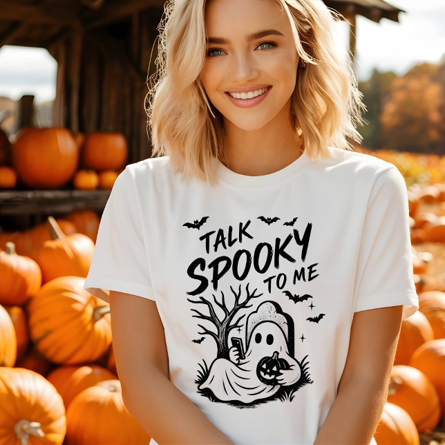 Funny Halloween Tshirt - Sprich mit mir (Von Creator hochgeladen)