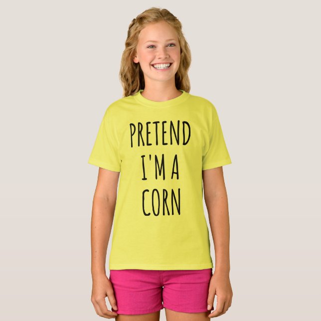 Funny Halloween - Tu so, als wäre ich Mais T-Shirt (Vorne ganz)