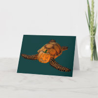 Funny Halloween Turtle