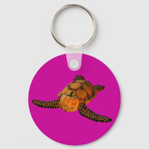 Funny Halloween Turtle Schlüsselanhänger