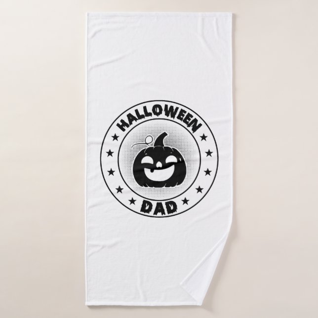 Funny Halloween Vater Halloween Pumpkin Badehandtuch (Badehandtuch)