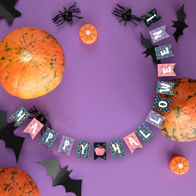 Funny Halloween Wimpelkette (Funny Halloween Bunting Flags
)