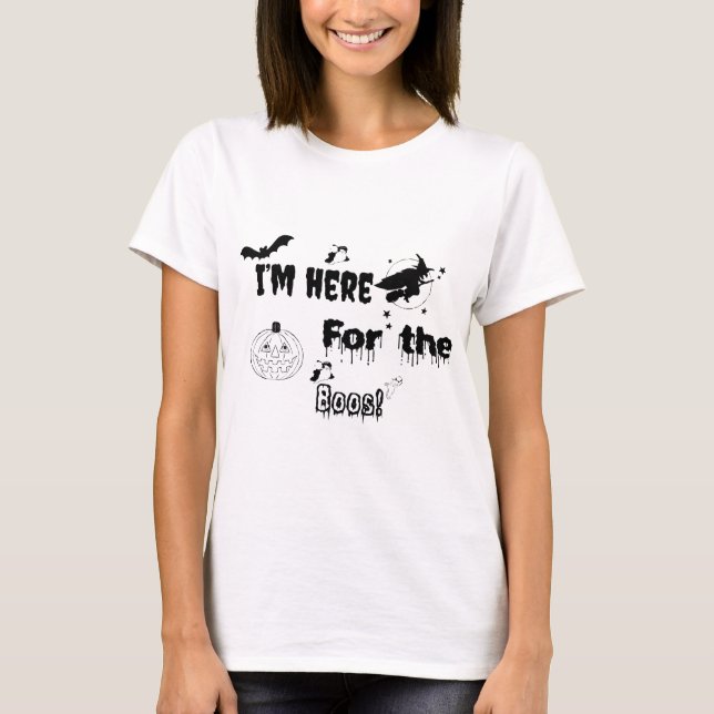 Funny Halloween Witz Design T-Shirt (Vorderseite)