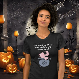 Funny Halloween Witz Spooky Drinks Women T-Shirt