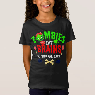 Funny Halloween Zombies essen Gehirne Sie sind sic T-Shirt