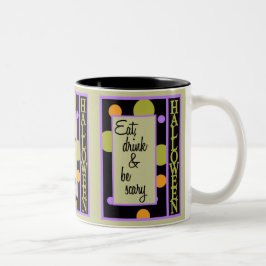 Funny Halloween Zweifarbige Tasse