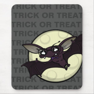 FUNNY HALLOWEWEEN BAT MAUSPAD