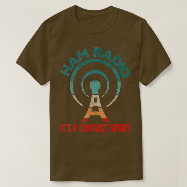 Funny Ham Radio Operator Grandpa Vater Amateur Rad T-Shirt (Design vorne)
