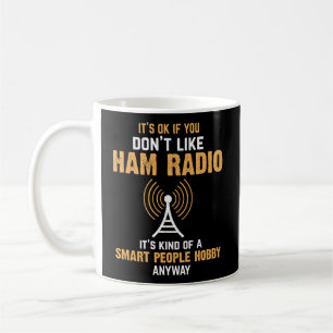 Funny Ham Radio Operator Radio Amateur eur Morse H Kaffeetasse