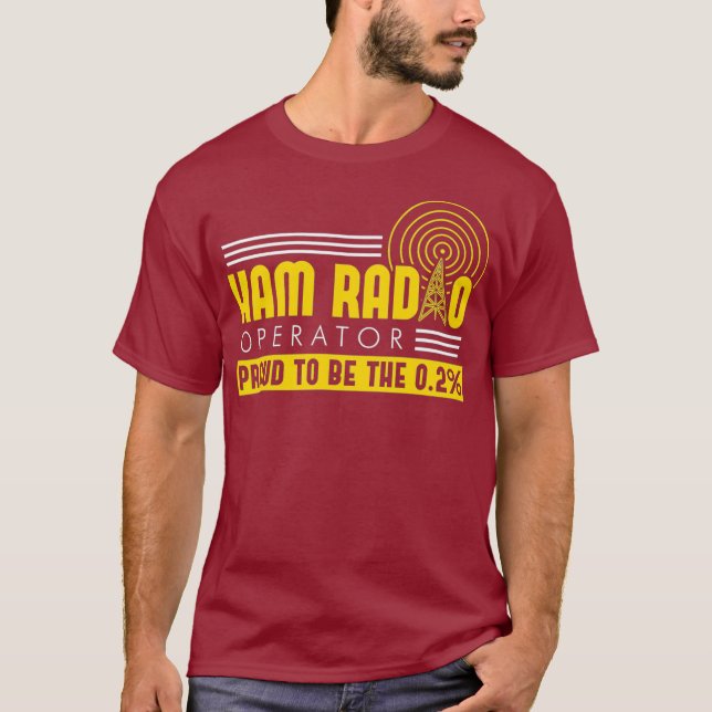 Funny Ham Radio Operator T-Shirt (Vorderseite)
