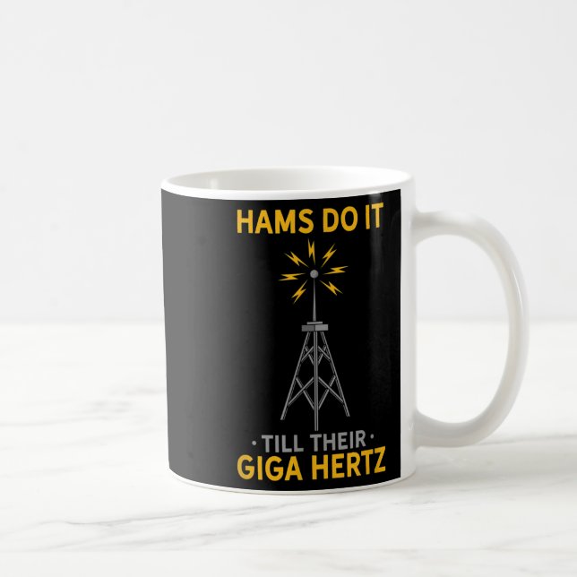 Funny Ham Radio Quote Amateur Operator Enthusiaste Kaffeetasse (Rechts)