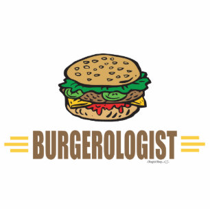 Funny Hamburger Freistehende Fotoskulptur