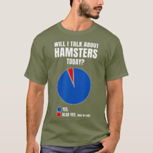 Funny HAMSTER Kleidung Diagramm Kostenvoranschlag T-Shirt