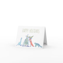 Funny Hand Drawn Dinosaur T-Rex Weihnachten