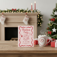 Funny Hand Gezeichnet Doodle Weihnachts-Party