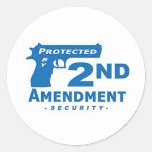 Funny Handgun Aufkleber, Pro gun harte Hutkleber Runder Aufkleber