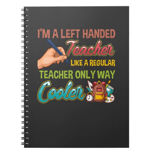 Funny  Handheld Cool Educators School Teacher Notizblock (Vorderseite)