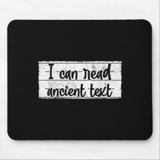 Funny Handwriting Ich kann alten Text lesen Mousepad