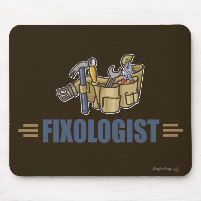 Funny Handyman Mousepad (Vorne)