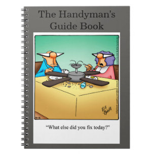 Funny Handyman's Guide Notebook Geschenk Notizblock