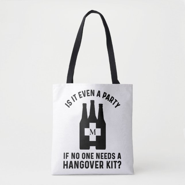Funny Hangover Kit Mit Monogramm (Vorderseite)