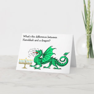 Funny Hanukkah Card Feiertagskarte