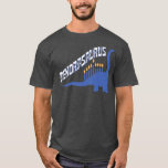 Funny Hanukkah Menorasaurus Brachiosaurus & Menora T-Shirt<br><div class="desc">Funny Hanukkah Menorasaurus Brachiosaurus & Menorah Candles  .</div>
