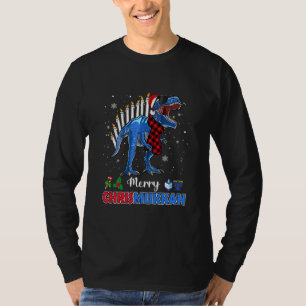 Funny Hanukkah Shirt Dinosaur Stegosaurus Dino