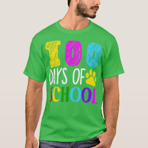 Funny Happy 100 Days of School Celebration 2 T-Shirt
