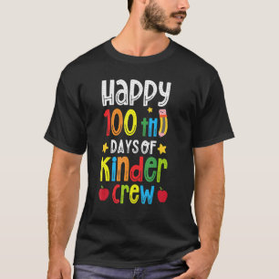 Funny Happy 100 Tage Kindergarten Zitat Cool Teach T-Shirt