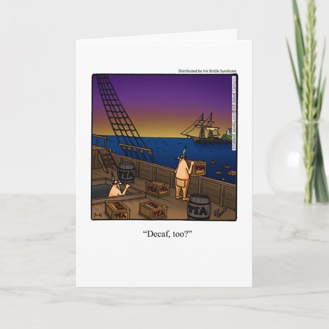 Funny Happy Amerikanische Unabhängigkeitstag Ferie Karte (Vorderseite)