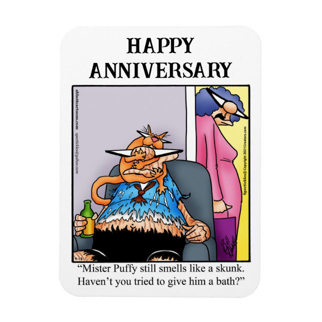 Funny Happy Anniversary Magnet-Geschenk Magnet (Vertikal)