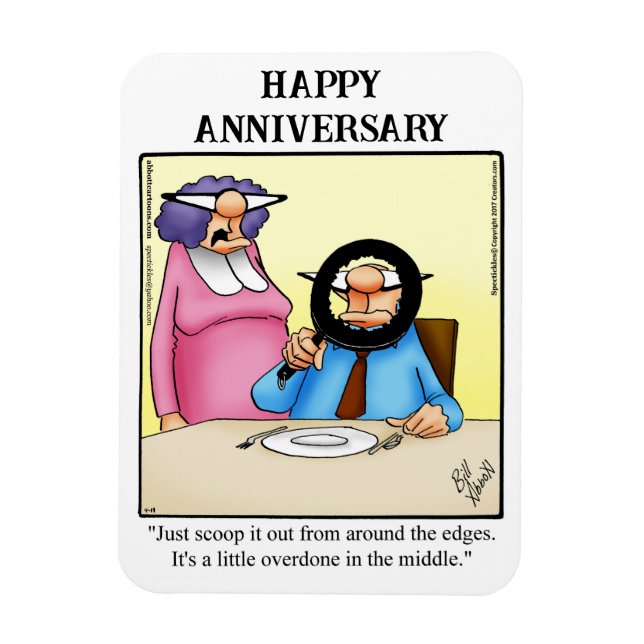 Funny Happy Anniversary Magnet-Geschenk Magnet (Vertikal)