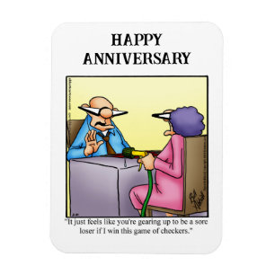 Funny Happy Anniversary Magnet-Geschenk Magnet