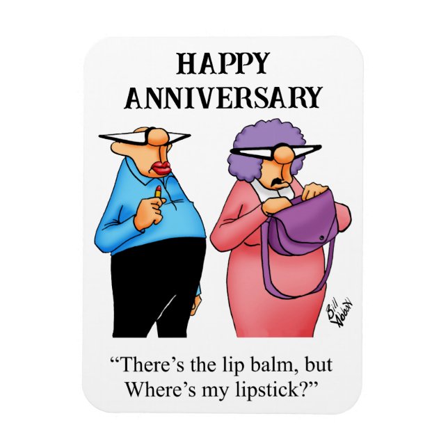 Funny Happy Anniversary Magnet-Geschenk Magnet (Vertikal)