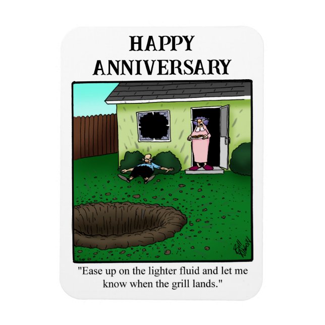 Funny Happy Anniversary Magnet-Geschenk Magnet (Vertikal)