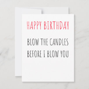Funny Happy Birthday Card Feiertagskarte