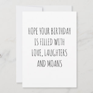 Funny Happy Birthday Card Feiertagskarte
