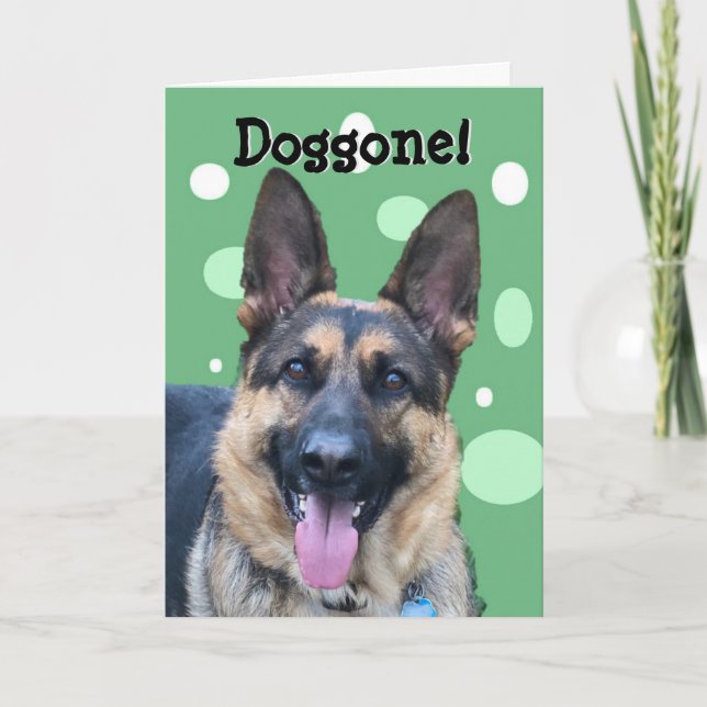 Funny Happy Birthday Card Karte (Vorderseite)