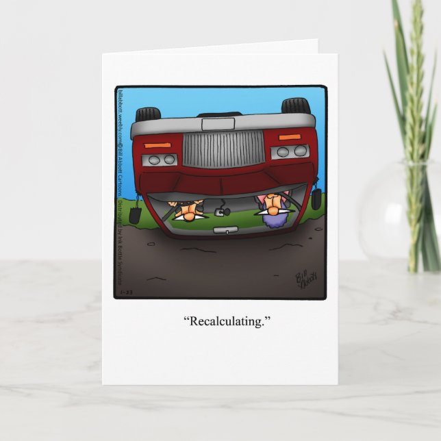 Funny Happy Birthday Grußkarte "Spectickles" Karte (Vorderseite)