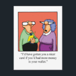 Funny Happy Birthday Postcard Postkarte<br><div class="desc">Wunderbar lustige und leicht sarkastische Cartoon-Figuren in unglaublich witzig Situationen und Situationen, großartiger Spaß für den wunderbar lustigen und leicht sarkastischen Charakter, den Sie kennen. Genießen Sie das Lachen mit dieser unglaublich witzig Happy Birthday Spaß Postkarte des Künstlers Bill Abbott. Der Cartoon Spectickles von Bill Abbott ist in Readers Digest,...</div>