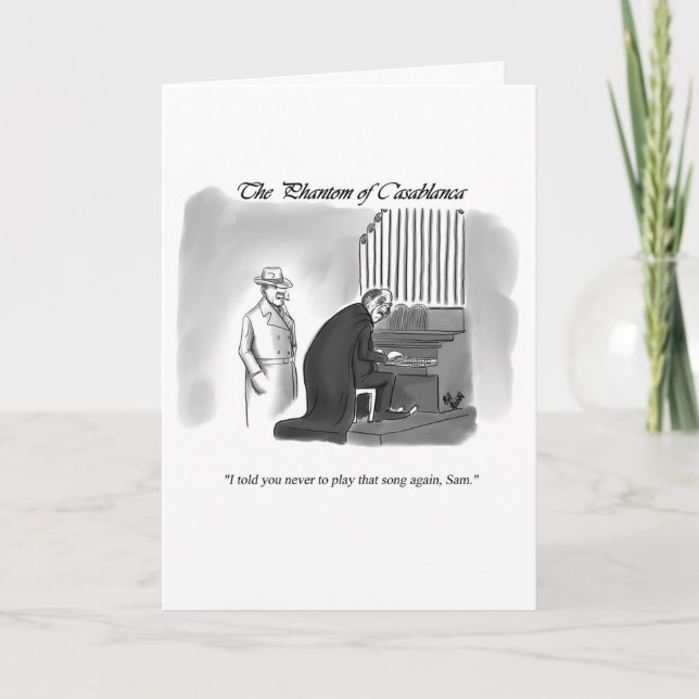 Funny Happy Birthday Spaß Grußkarte Karte (Vorderseite)