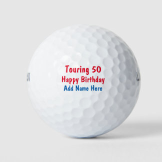 FUNNY Happy Birthday Tour Golfball