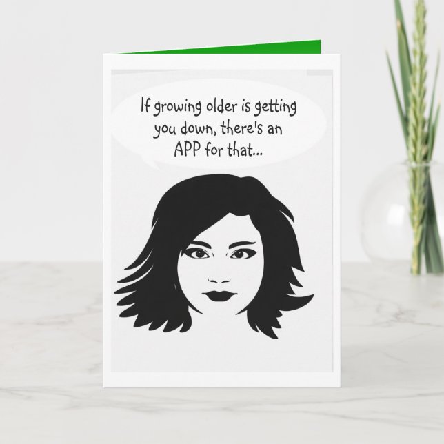 Funny  happy Birthday wish Karte (Vorderseite)