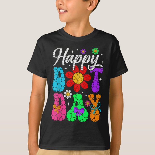 Funny Happy Dot Day Polka Dot Art Students Kids Gi T-Shirt (Vorderseite)